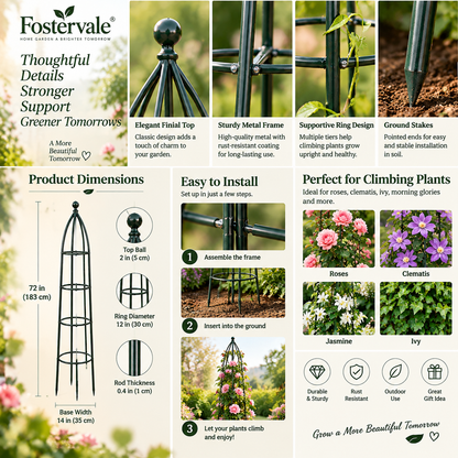Fostervale® Garden Obelisk Plant Trellis