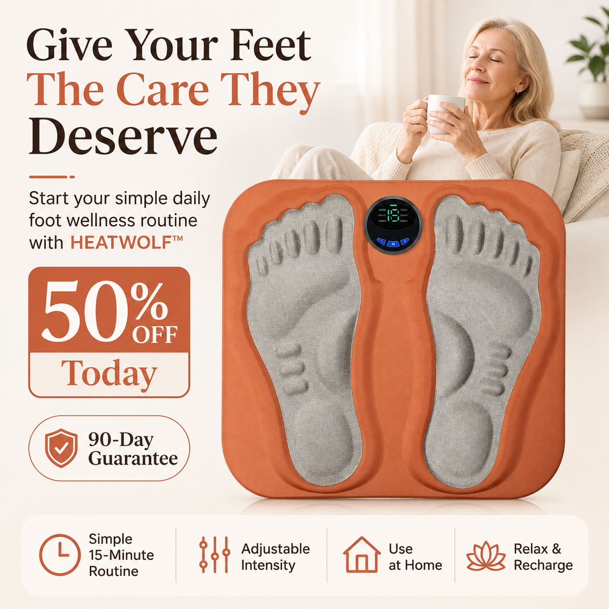 HEATWOLF™ Foot Stimulator – Your Daily 15-Minute Foot Wellness Routine