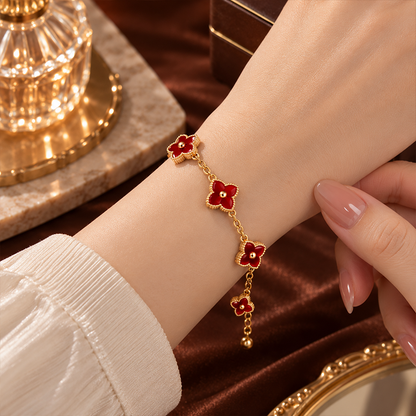 Lucky Clover Bracelet | A Touch of Luck, A Touch of Elegance