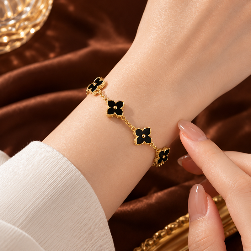 Lucky Clover Bracelet | A Touch of Luck, A Touch of Elegance