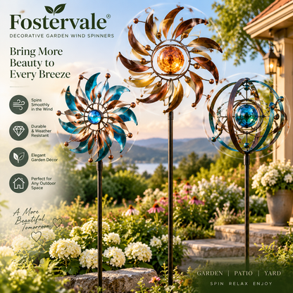 Fostervale® Decorative Garden Wind Spinners