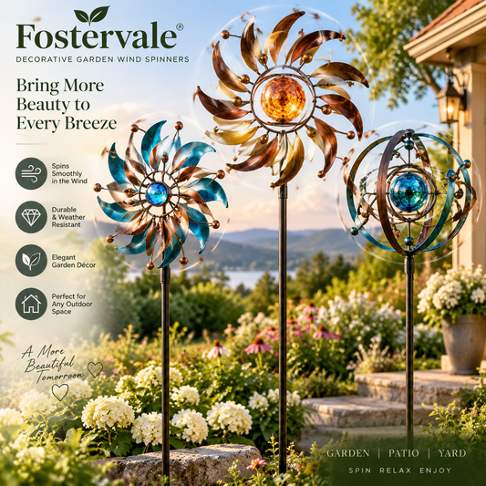 Fostervale® Decorative Garden Wind Spinners
