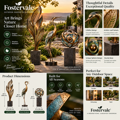 Fostervale® Outdoor Garden Sculptures