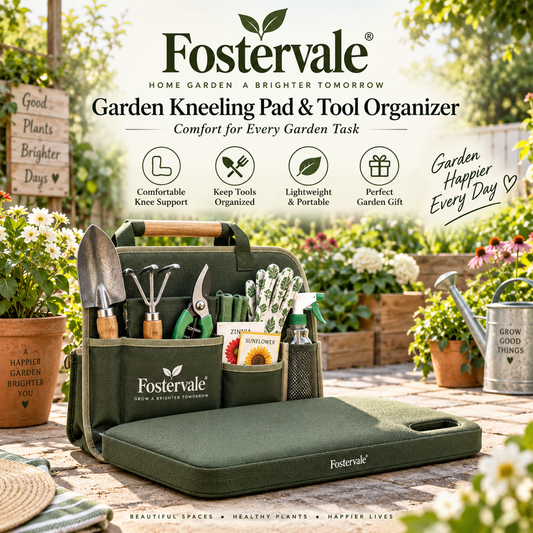 Fostervale® Garden Kneeling Pad & Tool Organizer