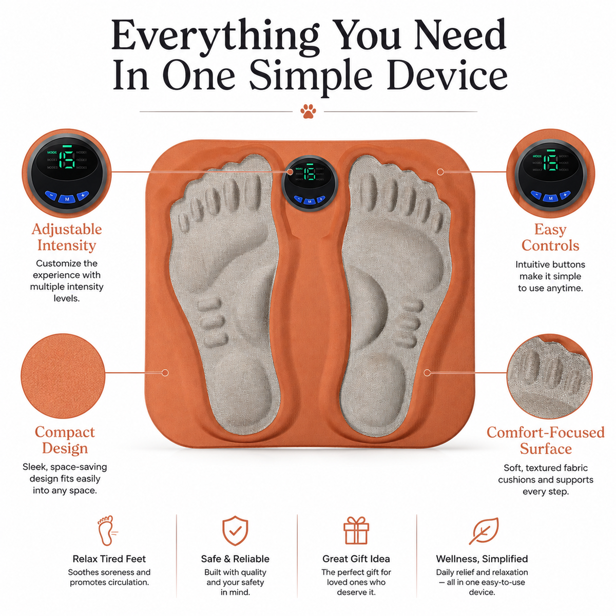 HEATWOLF™ Foot Stimulator – Your Daily 15-Minute Foot Wellness Routine