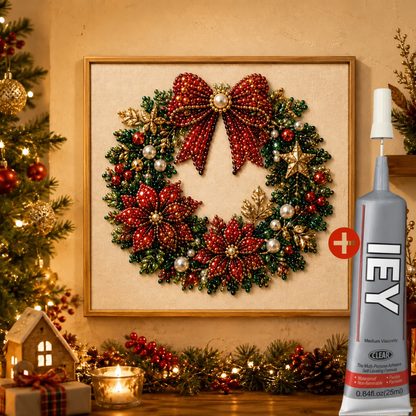 ✨ 3D Pearl Diamond Painting Kit – DIY Holiday Wall Art & Home Decoration Craft 🎨